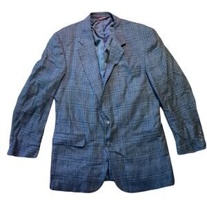 Grey Gun Plaid Tweed Jacket